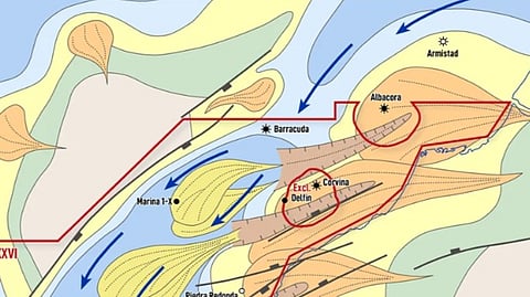 Map of Tumbes Basin in Peru