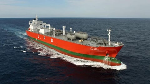An HHI-built VLGC owned by KSS Line