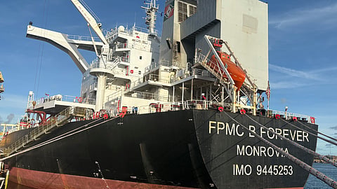 FPMC B Forever at the Port of Newcastle