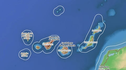 Map of Canary Islands