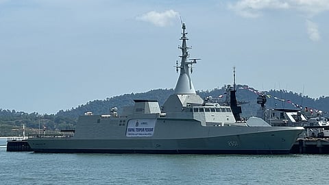 KD Maharaja Lela, the lead ship of Malaysia's new littoral combat ship programme