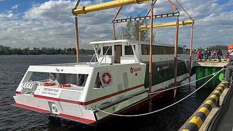 The Project EM901 electric river ferry Peterhof