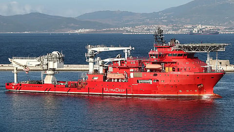 The diving support vessel Lichtenstein