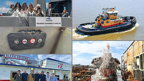 Tug News Roundup | May 13 – US Navy salvage ship christening, Japanese biofuel-powered newbuilding and more