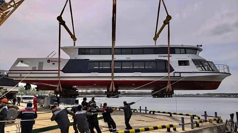 The Project EM901 electric river ferry Pushkin