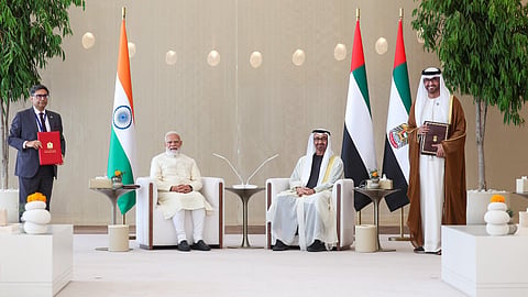 Signing of agreements between India and UAE, May 2026