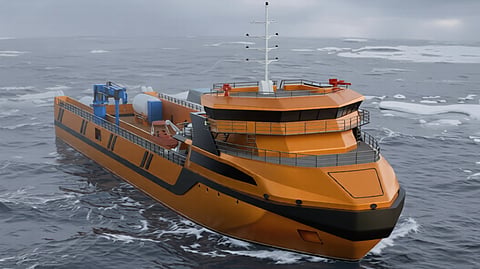 Rendering of a Project TDSV01 standby vessel