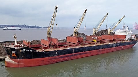 Bulk carrier Christos K MarineTraffic com Howard Harrison.jpg