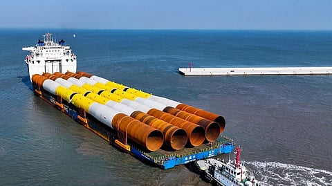 Dajin Heavy Industry offshore wind monopiles