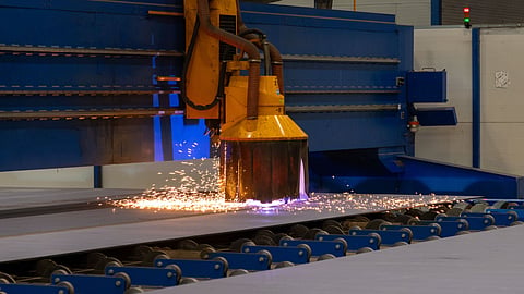 Cutting of the first steel of Crystal Cruises' 650-guest ship Crystal Grace