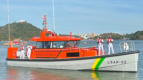 The Brazilian Navy search and rescue boat LSAR-02