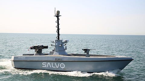 An armed USV developed by Turkey's Dearsan Shipyard