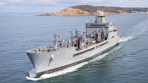 USNS Sojourner Truth, the US Navy's sixth John Lewis-class replenishment oiler