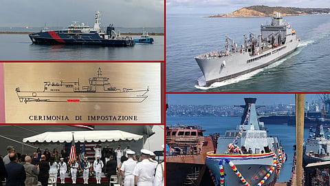 Security Vessel News Roundup | June 10 – US Navy's new fleet oilers, Australian border patrol boat, warships for Italy and Malaysia
