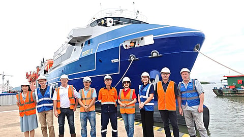 Handover of Dory 2 to Degage Group at Austal Vietnam's Vung Tau shipyard