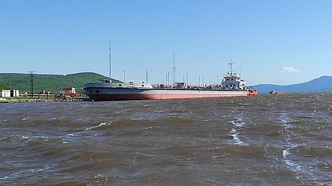 Oil depot at Krasnoye