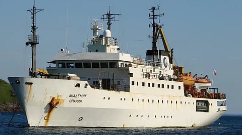 The Russian research vessel Akademik Oparin