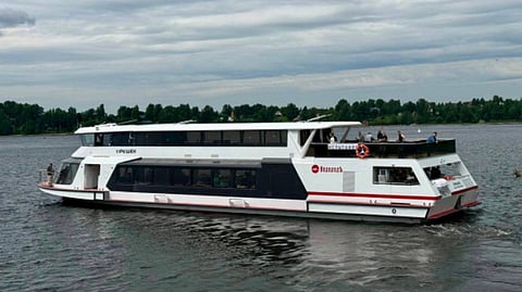 The Project EM901 electric river ferry Oreshek