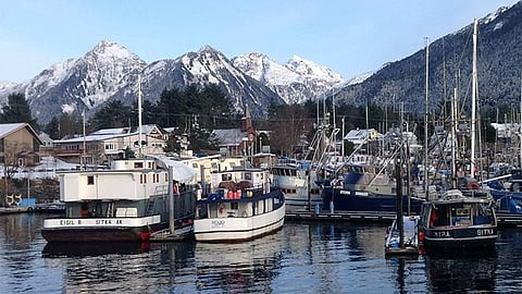 Fishing boats in Sitka, Alaska