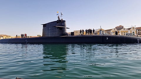 The Spanish Navy S-80-class submarine Narciso Monturiol