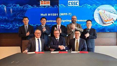 Signing of agreement between SBM Offshore and Shanghai Waigaoqiao Shipbuilding