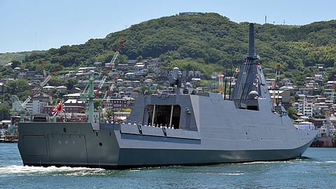 JS Nagara, the Japan Maritime Self-Defence Force's tenth Mogami-class stealth frigate