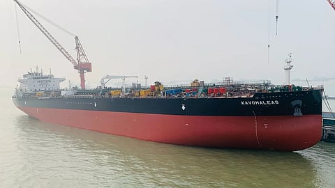 Kavomaleas, a Dynacom-managed tanker struck off Oman