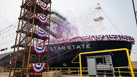 Naming ceremony of the national security multimission vessel Lone Star State, July 17, 2026