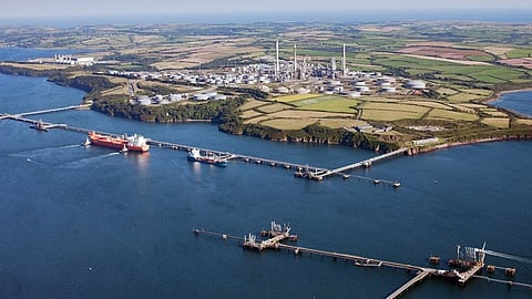 Valero Energy refinery in Pembroke, United Kingdom