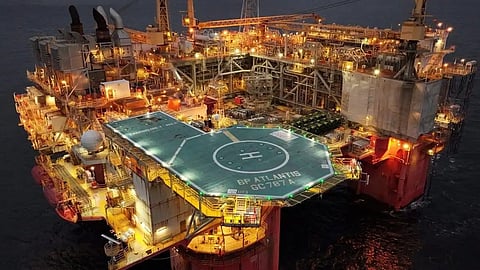 BP Atlantis offshore platform in the Gulf of America