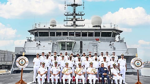 Commissioning ceremony of INS Nipun, the Indian Navy's second Nistar-class submarine rescue ship, August 31, 2026