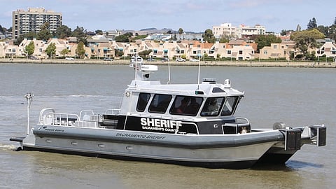 The Sacramento County Sheriff's Office new 38-foot response catamaran