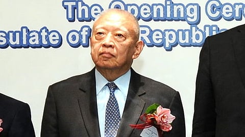 Tung Chee-hwa, former Chief Executive of Hong Kong, at the opening of the Estonian Honorary Consulate in Hong Kong, February 22, 2011