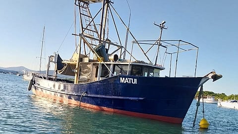 Tui Shipping Agency's Matui sinks off the coast of Vanuata, September 13, 2026