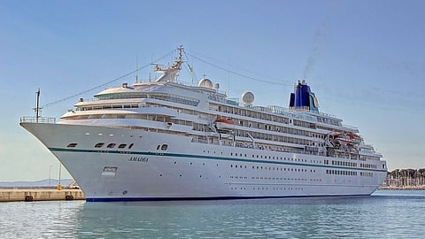 The Bahamas-flagged Amadea is operated by German cruise company Phoenix Reisen