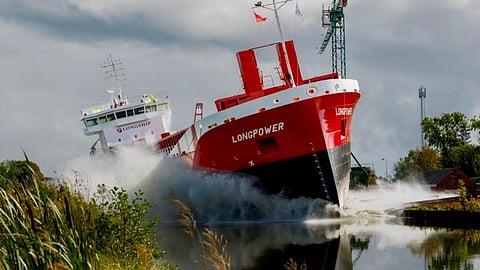 Launch of Longship's 6,250DWT shortsea cargo vessel Longpower