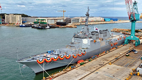 ROKS Daeho Kim Jong-seo, the Republic of Korea Navy's sixth and final Sejong the Great-class guided-missile destroyer
