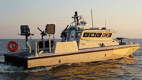 Metal Shark patrol boat operated by the US Navy
