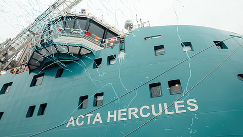 Acta Hercules at her christening, September 30, 2026