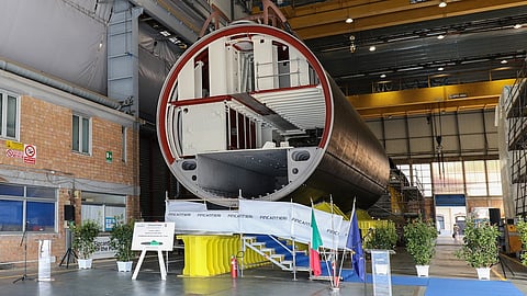 Keel-laying ceremony of the Italian Navy's second U212 NFS submarine, October 1, 2026