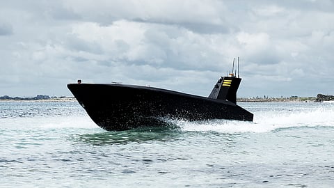 Hyperion Systems' 3D-printed USV during sea trials