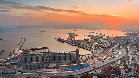 NUTEP and KSK terminals in the Port of Novorossiysk, Russia