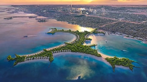 Artist's impression of the completed Naïa Island development
