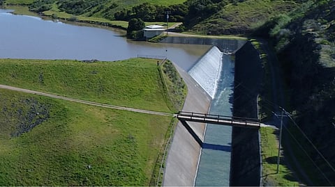 Nicasio Reservoir on Nicasio Creek in Marin County, California