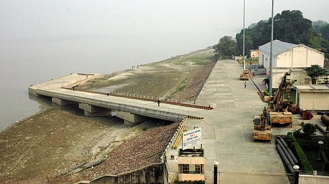 A port on the Ganges River in Bihar State