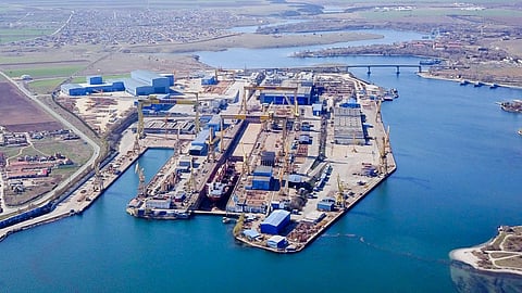 Mangalia shipyard in Romania