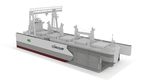 Rendering of the floating dry dock