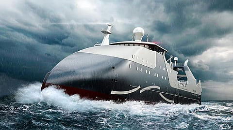 Rendering of a Project 170701 freezer trawler