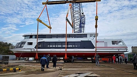 Vyborg, a Russian Project EM901 hybrid ferry