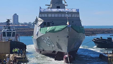 Launch of the future Neom, a new Avante 2200 corvette of the Royal Saudi Naval Forces